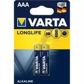 Батарейка Varta LONGLIFE LR03 AAA BL2 Alkaline 1.5V (4103) (2/20/100) (2 шт.)