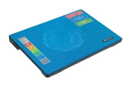 Подставка для ноутбука/ STM Laptop Cooling IP5 Blue (15,6", 1x(160x160), 2xUSB, 4 LED backlight, Black plastic+metal mech) 11