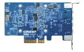 Сетевая карта/ QNAP QXG-10G2T Dual-port BASET 10GbE network expansion card; low-profile form factor; PCIe Gen3 x4