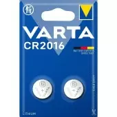 Батарейка Varta ELECTRONICS CR2016 BL2 Lithium 3V (6016) (2/20/200) (2 шт.)