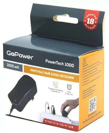 Блок питания GoPower PowerTech 1000 универсальн. импульсный (1/100) дешево
