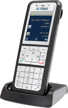 Mitel, DECT телефон, модель 622d (трубка, зарядное устройство, блок питания)/ Mitel 622d v2 (Set) в Москве