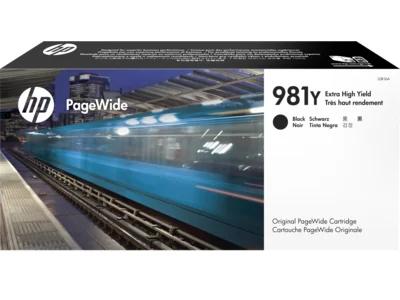 HP 981Y, Оригинальный картридж HP PageWide увеличенной емкости, Черный
