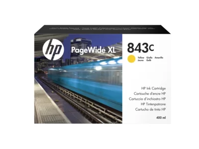 HP 843C, Струйный картридж PageWide XL, Желтый (400 мл)