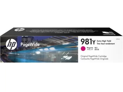 HP 981Y, Оригинальный картридж HP PageWide увеличенной емкости, Пурпурный