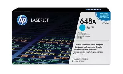 HP 648A, Оригинальный лазерный картридж HP LaserJet, Голубой