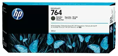 HP 764, Струйный картридж HP, 300 мл, Черный матовый