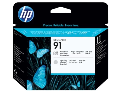 Печатающая головка HP DesignJet 91 (черный фото и светло-серый)