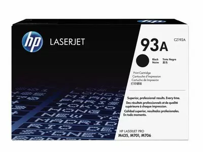 HP 93A, Оригинальный лазерный картридж HP LaserJet, Черный