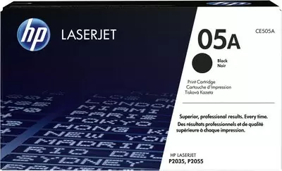 HP 05A, Оригинальный лазерный картридж HP LaserJet, Черный