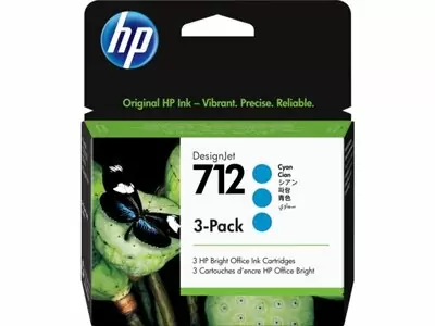 Струйные картриджи HP DesignJet 712, 29 мл, голубые, 3 шт. в упаковке