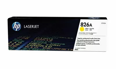 HP 826A, Оригинальный лазерный картридж HP LaserJet, Желтый