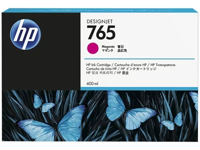 HP 765, Струйный картридж Designjet, 400 мл, Пурпурный