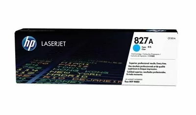 HP 827A, Оригинальный лазерный картридж HP LaserJet, Голубой