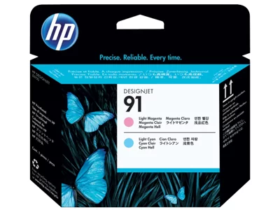 Печатающая головка HP DesignJet 91 (светло-пурпурный и светло-голубой)