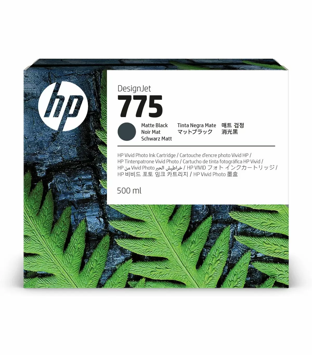 слайд 1 из 1,крупное изображение, струйный картридж hp 775, 500 мл, матовый черный