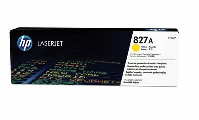 HP 827A, Оригинальный лазерный картридж HP LaserJet, Желтый