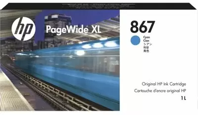 Струйный картридж HP 867 для PageWide XL, 1 л, голубой
