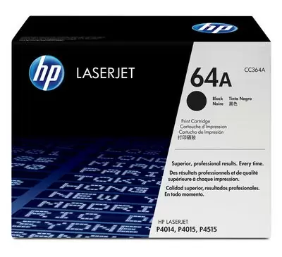 HP 64A, Оригинальный лазерный картридж HP LaserJet, Черный