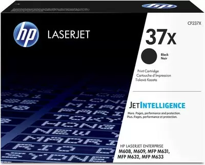 HP LaserJet 37X, Оригинальный лазерный картридж HP увеличенной емкости, Черный