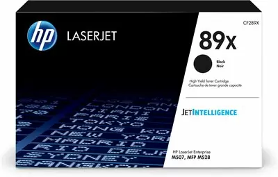 Оригинальный лазерный картридж увеличенной емкости HP LaserJet 89X, черный