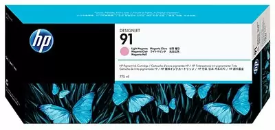Струйный картридж с пигментными чернилами HP DesignJet 91, 775 мл, светло-пурпурный