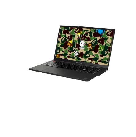 Ноутбук/ ASUS K5504VA-MA344W BAPE Edition 15.6"(2880x1620 OLED)/Intel Core i5 13500H(2.6Ghz)/16384Mb/512PCISSDGb/noDVD/Int:Intel Iris Xe Graphics/Cam/BT/WiFi/75WHr/war 1y/1.6kg/Midnight Black/Win11Home + EVO; +мышь +сумка +фигурка недорого