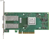 Mellanox ConnectX-5 EN network interface card, 10/25GbE dual-port SFP28, PCIe Gen 3.0 x8, UEFI Enabled (x86/Arm), tall bracket, 1 year