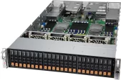 Supermicro MP SuperServer 2U 240P-TNRT 4x6348H 4P 24C/48T 2.3G/no DIMM(48)/24 NVMe/SAS3/SATA3 with 8SAS3/SATA3/2x10GbE,2x10GbSFP+/4PCIEx16 ,2PCIEx8 ,4PCIEx8/2x2000W/SFT-OOB-LIC