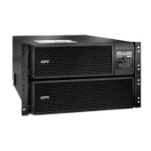 APC Smart-UPS SRT RM, 8000VA/8000W, On-Line, Extended-run, Rack 6U (Tower convertible), Pre-Inst. Web/SNMP, with PC Business, Black, 1 year warranty