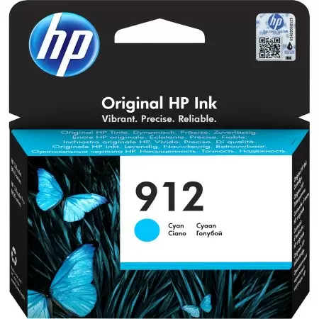 HP 912 Cyan Original Ink Cartridge Картридж дешево