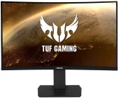 ASUS 31.5" VG32VQR VA LED изогнутый 2560x1440, 1ms, 400cd/m2, 3000:1, 178°/178°, 2*HDMI, DP, HDR10, FreeSync, 165Hz, колонки, HAS, Tilt, VESA, Black, 