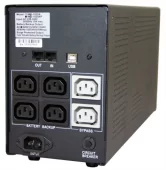 Powercom Back-UPS IMPERIAL, Line-Interactive, 1200VA/720W, Tower, 6*IEC320-C13 (2 surge & 4 batt), USB (671478)