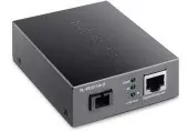 Медиаконвертер/ Gigabit WDM media converter, 9/125µm Single-mode Fiber, 1 SC Fiber port, 1 100/1000Mbps RJ-45 port, wave length 1550nm/1310nm, transmission distance up to 2Km, 5V/0.4A DC power input