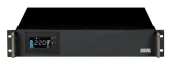 Powercom King Pro RM, Line-Interactive, 1500VA/1200W, Rack mount 2U, 6*IEC320-C13 (2 surge & 4 batt), Serial+USB, SmartSlot, LCD, black (1152600)
