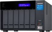 Сетевое хранилище без дисков/ SMB QNAP TVS-672XT-i5-8G 6-Bay NAS QTS/QuTS hero OS, Intel Core i5 Processor, 8GB DDR4 RAM(2 x 4 GB) max 64GB RAM (2 x 32 GB), 6 x 2.5/3.5" SATA HDD + 2x M.2 PCIe SSD slot, 2xGbE LAN, 1 x 10GBase-T, 2 x Thunderbolt 3 port