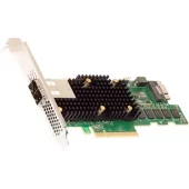 Broadcom/LSI 9580-8I8E SGL (05-50076-00) PCIe 4.0 x8 LP, SAS/SATA/NVMe, RAID 0,1,5,6,10,50,60, 16port(1*int SFF8654 + 2*ext SFF8644), 8GB Cache, 3916ROC, RTL, 1 year Broadcom/LSI 9580-8I8E SGL (05-50076-00) PCIe 4.0 x8 LP, SAS/SATA/NVMe, RAID 0,1,5,6,10,50,60, 16port(1*int SFF8654 + 2*ext SFF8644), 8GB Cache, 3916ROC, RTL, 1 year
