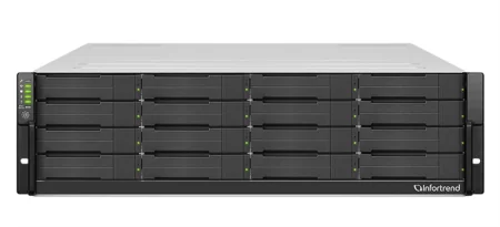 Infortrend JBOD 3U/16bay (GS) dual redundant controller expansion enclosure 4x 12Gb SAS ports, 2x(PSU+FAN module), 16xdrive trays, 2x12G to 12G SAS cables, 1xRackmount kit(JB 3016RA) в Москве Infortrend JBOD 3U/16bay (GS) dual redundant controller expansion enclosure 4x 12Gb SAS ports, 2x(PSU+FAN module), 16xdrive trays, 2x12G to 12G SAS cables, 1xRackmount kit(JB 3016RA) в Москве