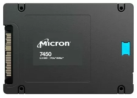 Micron 7450 PRO 1.92TB NVMe U.3 (15mm) PCIe NVMe Gen4 1x4 (v1.4) R6800/W2700MB/s 3D TLC MTTF 2М 800K/120K IOPS 3650TBW SSD Enterprise Solid State Drive, 1 year, OEM в Москве