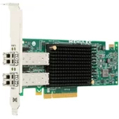 DELL Emulex LPe31002 Dual Port FC16 Fibre Channel HBA, PCIe Full Height, Customer Kit, V2 (including FC16 trancievers x 2)