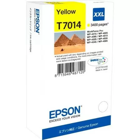 Картридж/ Epson WP 4000/4500 Series Ink XXL Cartridge Yellow 3.4 в Москве