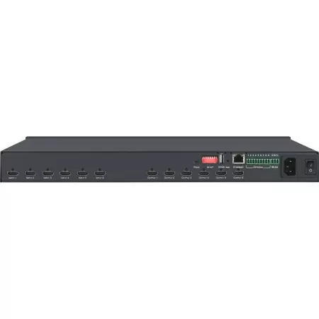 Матричный коммутатор 6х6 HDMI с независимой коммутацией эмбедированного звука; поддержка 4K60 4:4:4/ VS-66H2 [20-00011530] недорого