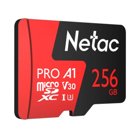 купить Netac P500 Extreme PRO 256GB MicroSDXC V30/A1/C10 up to 100MB/s, retail pack card only