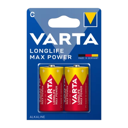 Батарейка Varta LONGLIFE MAX POWER (MAX TECH) LR14 C BL2 Alkaline 1.5V (4714) (2/20/200) в Москве