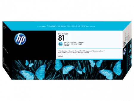 HP 81 680-ml Light Cyan Dye Ink Cartridge Картридж в Москве