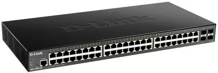 Коммутатор/ DGS-1250-52X,DGS-1250-52X/A1A Smart L2 Switch 48x1000Base-T, 4х10GBase-X SFP+, CLI, RJ45 Console недорого