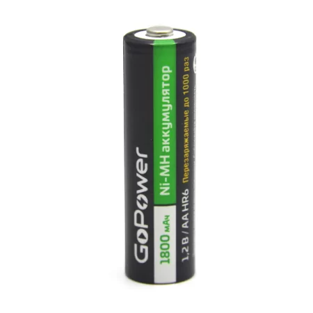 Аккумулятор бытовой GoPower HR6 AA BL2 NI-MH 1800mAh (2/20/240) блистер (2 шт.) недорого