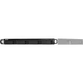 Сетевое хранилище без дисков/ SMB QNAP TS-464U-8G NAS 4 HDD trays, rackmount 1U, 1 PSU. 4-core Intel Celeron N5105/N5095 2.0-2.9 GHz, 8 GB RAM MAX, 2x2.5GbE, 2xUSB 3.2 Gen 2 (10Gbps), 2xUSB 2.0, 1xHDMI, PCIe Gen 3 x2 , W/o rail kit RAIL-B02