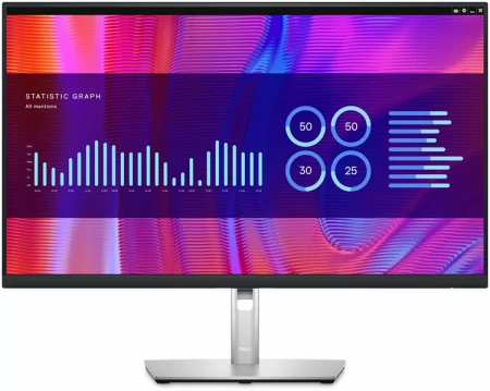 Dell 27" P2723DE S/BK ( IPS; 16:9; 350cd/m2; 1000:1; 8ms; 2560x1440x60Hz;DP;DPout;HDMI; USB-C; 4xUSB;RJ45;Tilt;Swiv;HAS;Pivot;VESA) в Москве