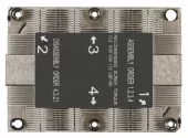 Supermicro Heatsink 1U SNK-P0067PSMB Pass. Hi. Perf. Front CPU HS, 18W mm Mid. Air CH, Narrow